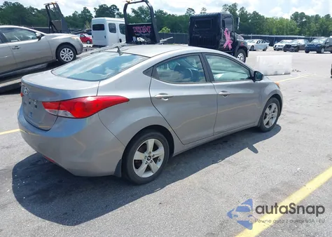 2012 Hyundai Elantra Gls (Ulsan Plant) from USA, damaged, VIN KMHDH4AE7CU434792